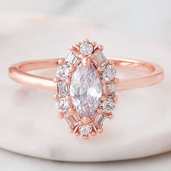 COPY - Rose Gold ring, 18k Rosegold finish From the Charmed Aroma - Picture 4 of 4